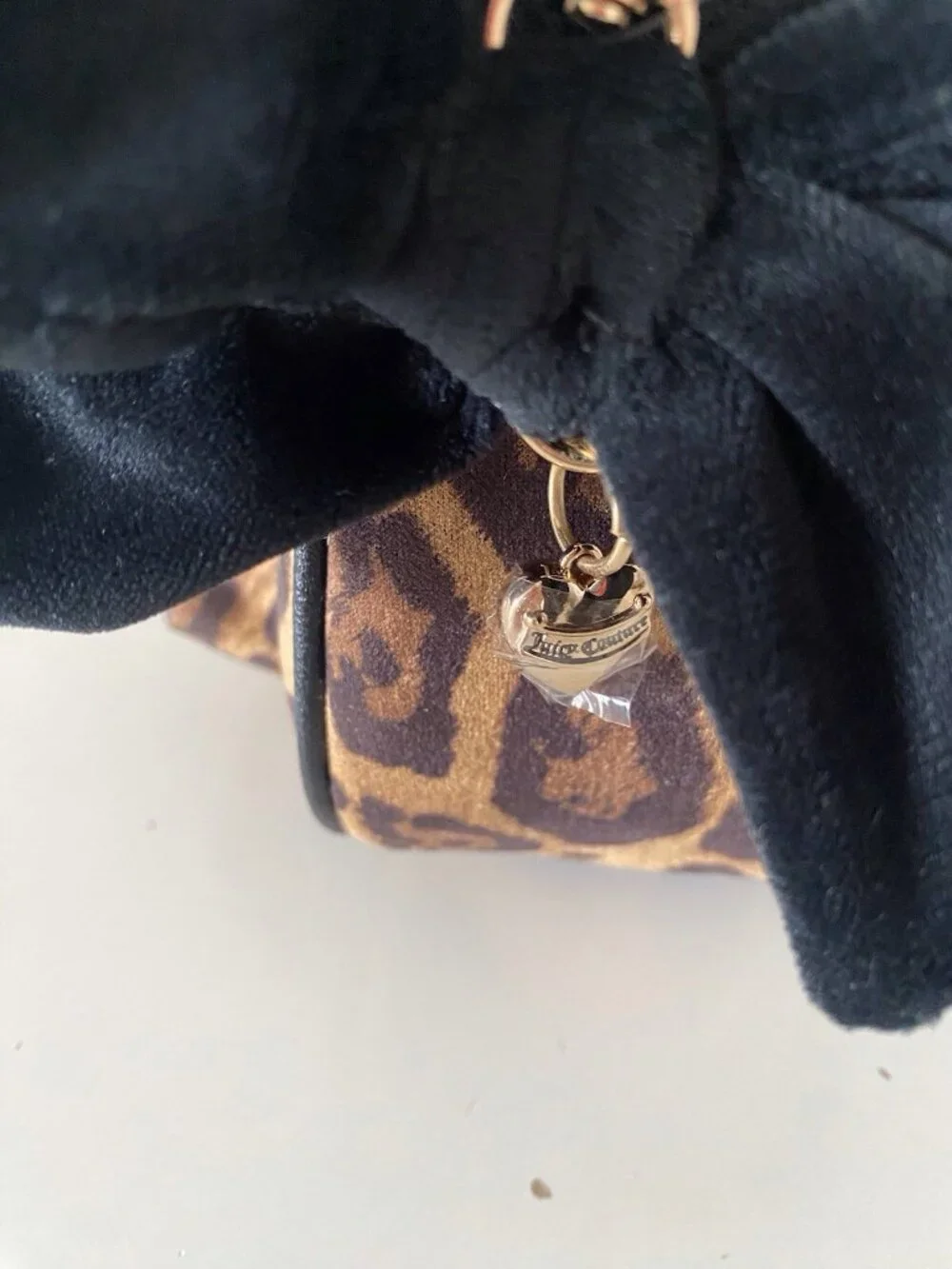 Juicy Couture Sugar & Spic Animal Print Shoulder Bag Kiss Lock Coin Purse NEW